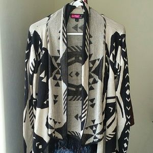 SayWhat Aztec Cardigan